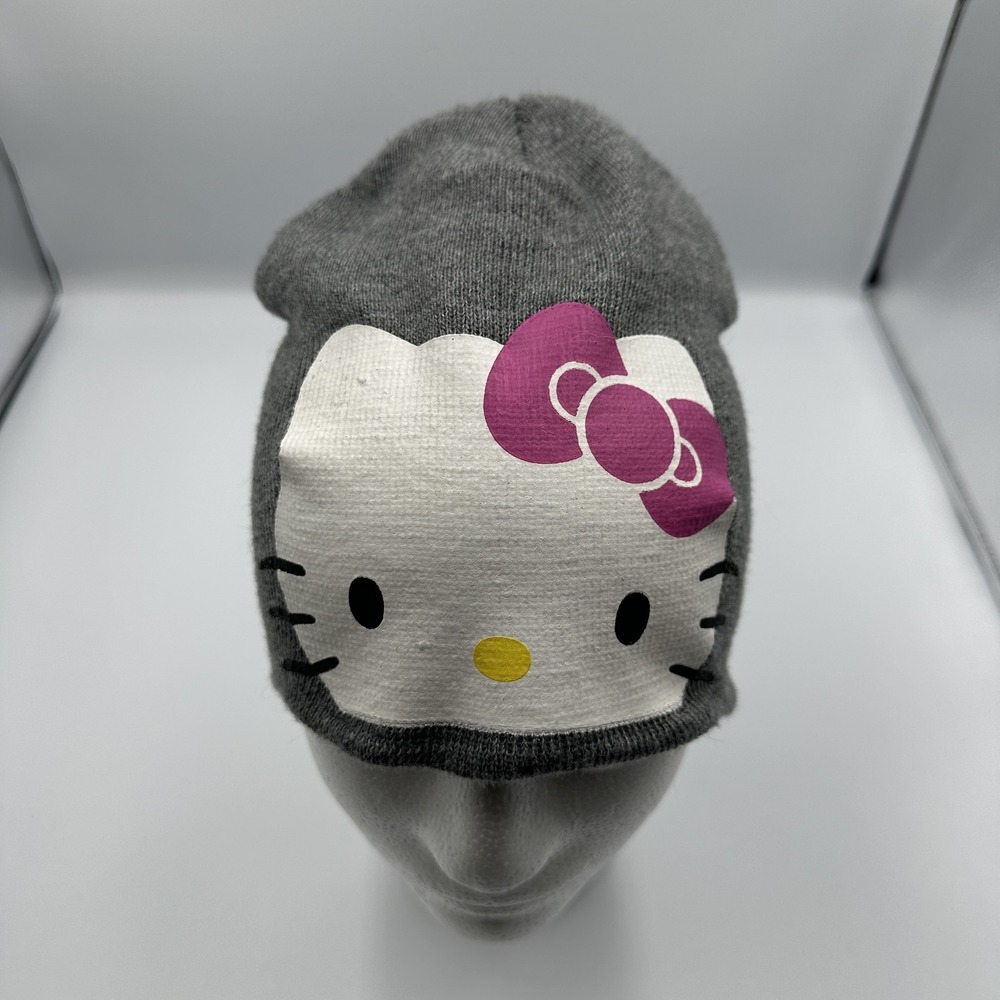 Hello Kitty Hat Cap Fitted One Size Womens Cute Sanrio 2013 Cartoon‎ Pink Bow